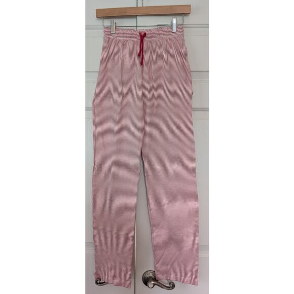 Lake Red and White Striped Cotton Pahana Pants - Picture 1 of 5